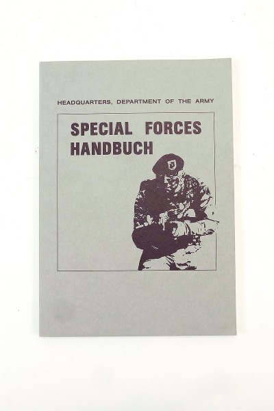 US Army Special Forces Handbook - German Edition 1984