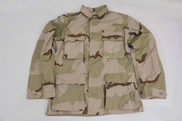 US Field Jacket Hot Weather 3-color Desert Camouflage Pattern SMALL Regular Field Shirt