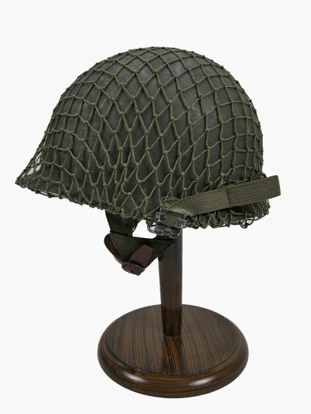 US ARMY WW2 M1 steel helmet with paratrooper liner helmet net paratrooper helmet D-Day 1944