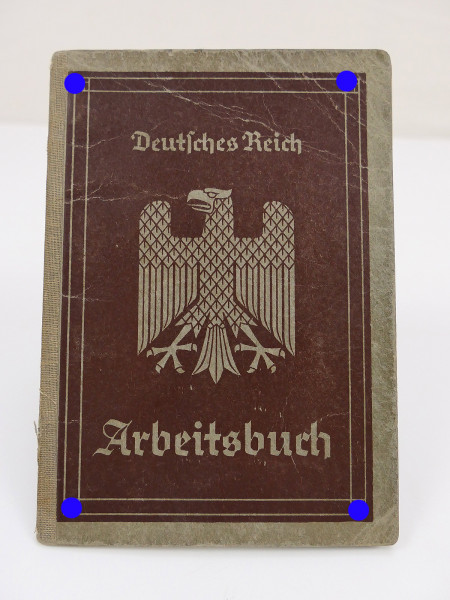 Original workbook /M German Reich with entries