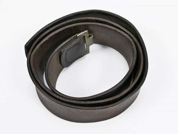 Wehrmacht vintage leather belt 114cm belt leather belt