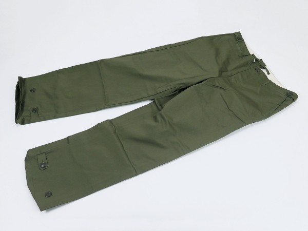 Single piece US ARMY WW2 M-43 Trousers Field Cotton O.D. Field Trousers M-1943 Gr. 34i