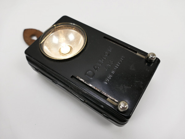 Daimon flashlight type 413 like Wehrmacht with red green filter "Works"