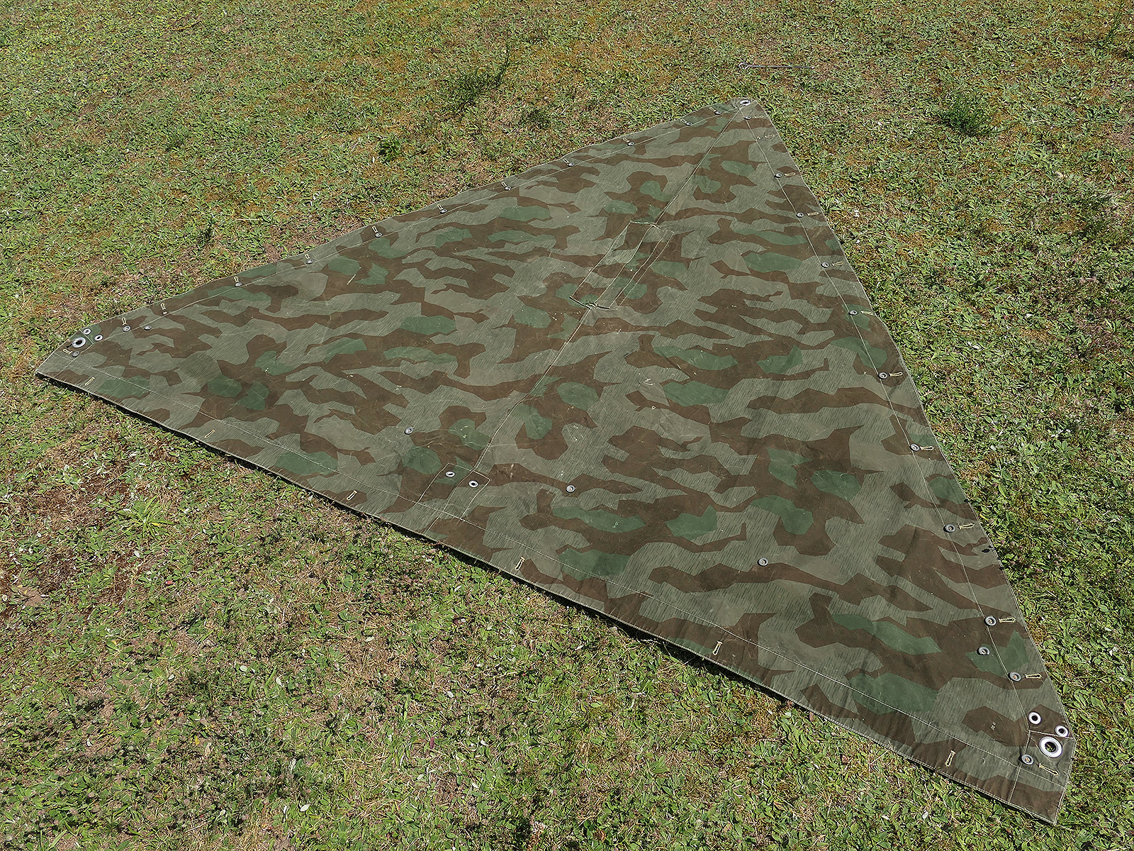 Wehrmacht tent canvas splinter camouflage camouflage tent canvas early  piece quite beautiful