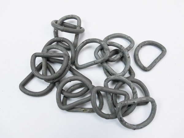 1x D-ring for Y-strap Koppeltragegestell backpack original spare part Wehrmacht