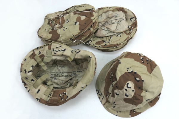 US Cover Helmet Desert Storm 6 color chocolate chip helmet cover PASGT Medium Large #VAR-B