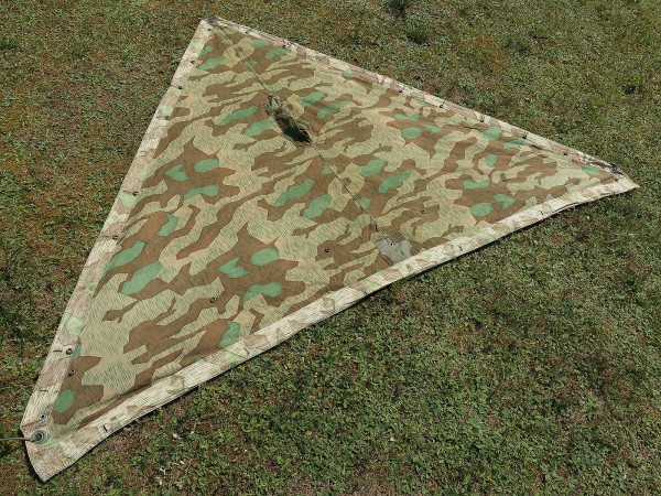 Wehrmacht tent canvas splinter camouflage camouflage tent canvas original