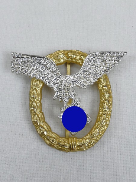 Luftwaffe airman / observer badge with diamonds multi-piece