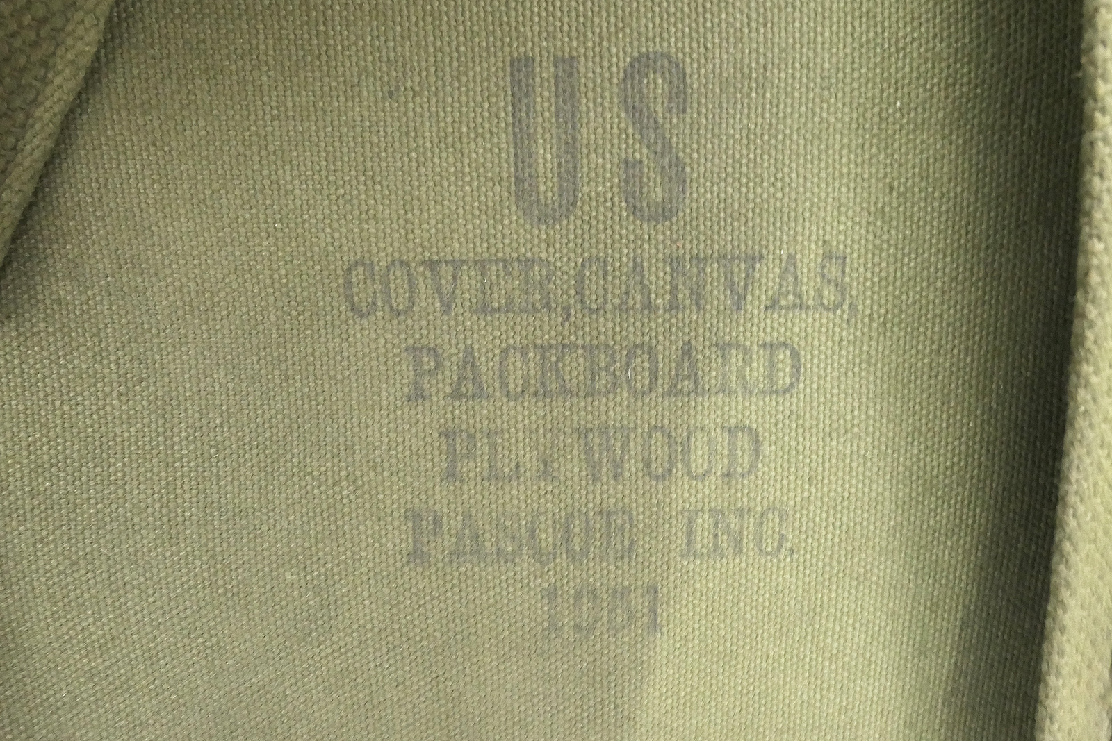 Original US ARMY Plywood Packboard Carrying Tray Frame Complete with ...