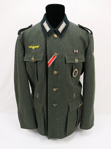 Field blouse M36 coastal artillery Kriegsmarine coastal defense from museum liquidation