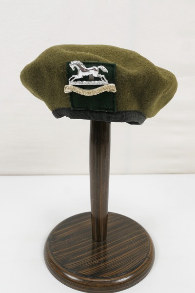 British beret (green) post-war - The Queens Own Hussars - size 56/57