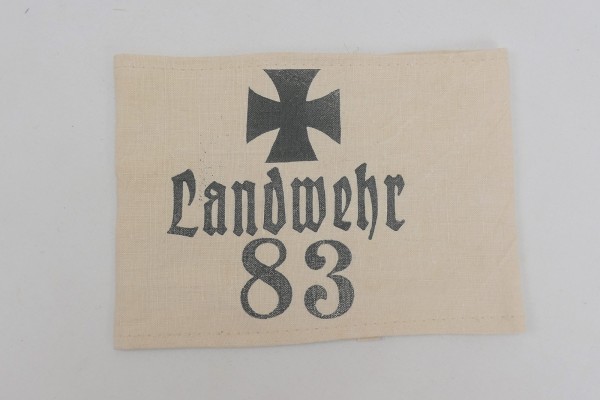 WK1 Armband 83rd Landwehr - Division