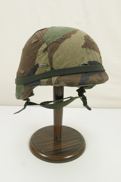 #I Nato PASG Paratrooper combat helmet Combat helmet size M with US Woodland helmet cover