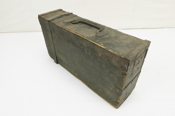 Blackless ammunition box Wooden box for ammunition belt Reichswehr 1920s - 1930s
