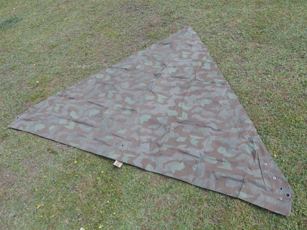Wehrmacht tent tarpaulin splinter camouflage tent track Splinter