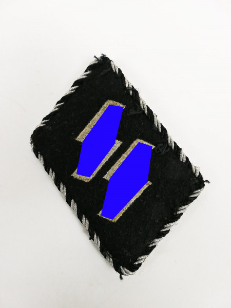 Single collar mirror General SS with runes UV negative 40x50mm