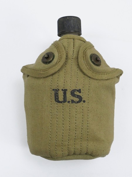#03 Set US ARMY canteen (original) with mug and canteen cover
