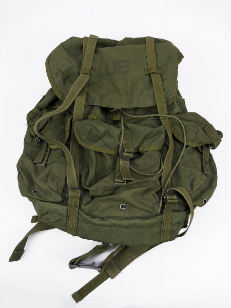 US Army Alice Field Pack Combat Nylon LC-1 Backpack w. Metal Frame / Frame LARGE