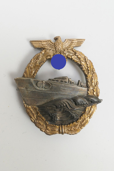 Kriegsmarine speedboat war badge 2nd form