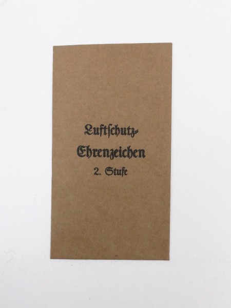 Award bag for orders + decorations - Luftschutz Ehrenzeichen 2.Stufe