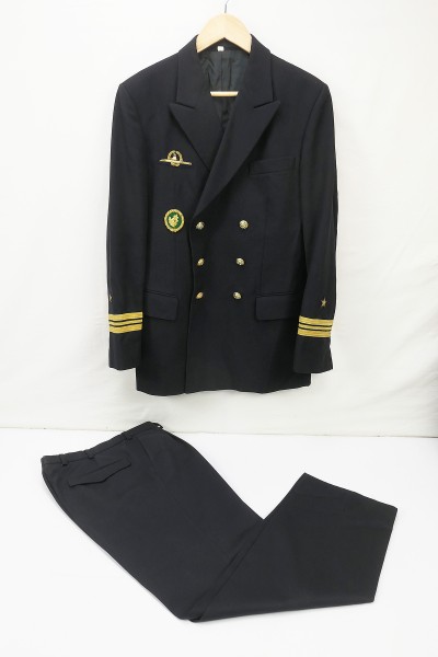 Bundeswehr Navy uniform submarine captain lieutenant - jacket and trousers - with badge