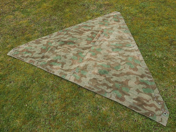 Wehrmacht original tent tarpaulin M31 splinter camouflage tent canvas camouflage tent canvas triangular tent canvas