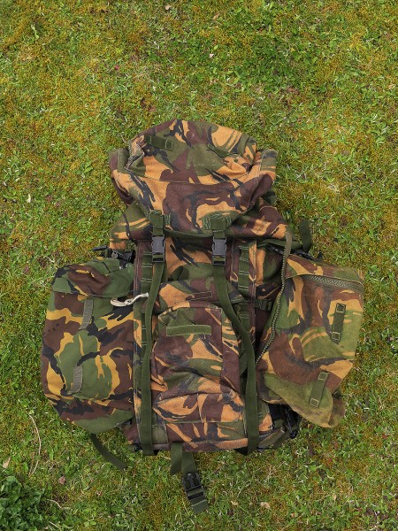 British Army DPM Backpack & Frame Long Convoluted Back DPM IRR 2005 large Outdoor Backpack