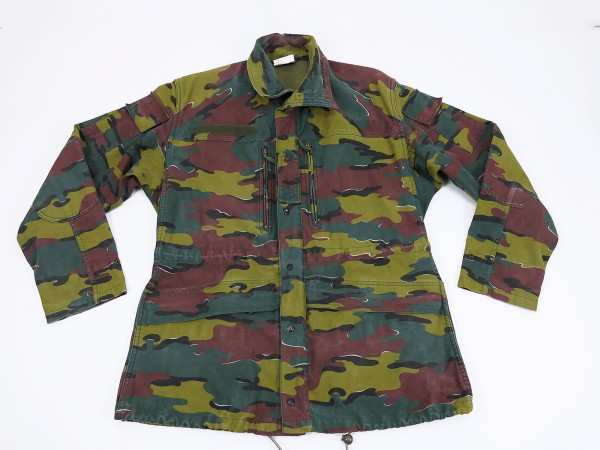 Original Belgian Army Parka Military Jacket Jigsaw Camo Size M/L Camouflage Jacket Field Jacket