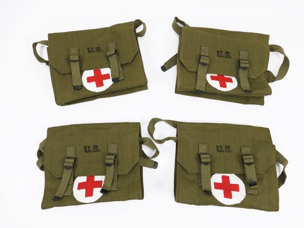 Medical Canvas BagType US ARMY WW2 Medic Red Cross Bag Red Cross Willys Jeep