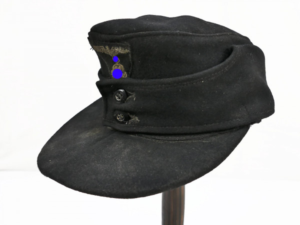 Waffen SS M43 field cap armored cap / trapeze effects size 58 simplified Dachau production