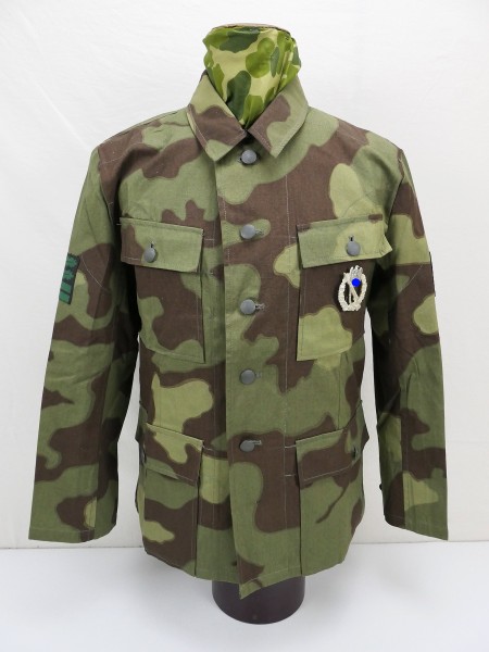 WSS Tele Mimetico Camouflage Jacket Four Pocket Skirt Normandy Italian camouflage