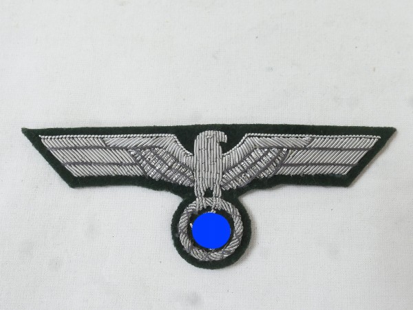 Uniform Officer's breast eagle M36 silver thread embroidered for field blouse