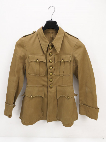 France Khaki Uniform Jacket Officer French Army Heavy Duster