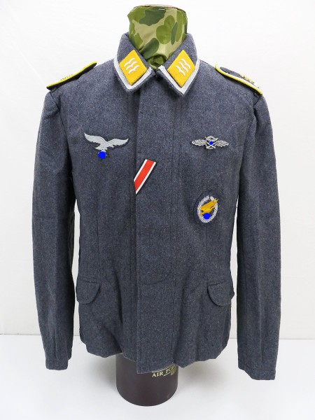WK2 Luftwaffe Fliegerbluse paratrooper uniform from museum liquidation size M