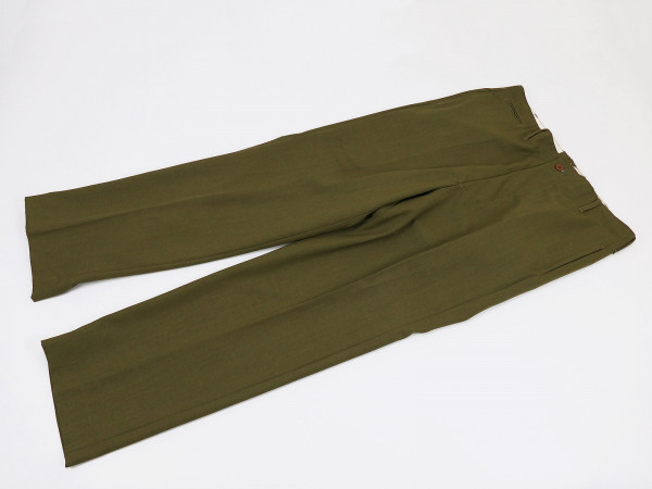 Single piece - US M1937 Field Trousers M37 Mustard Field Trousers Wool 38inch with measurements