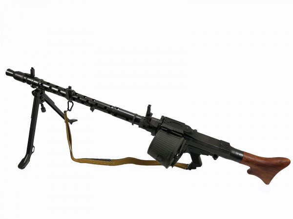 Wehrmacht machine gun MG34 deco model + carrying strap + belt drum special conversion 25/04 027