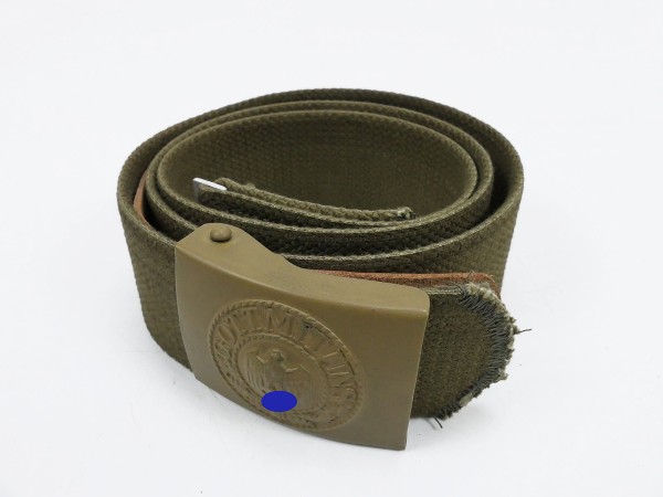 Antique DAK Afrikakorps tropical belt with belt buckle army / web belt belt belt 110cm