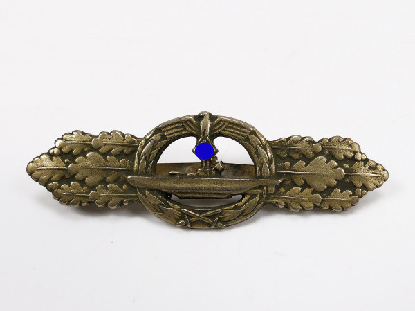 Kriegsmarine submarine front clasp clasp from museum liquidation with beautiful patina