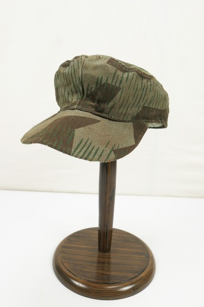Wehrmacht front production splinter camouflage field cap size 60 camouflage cap from museum