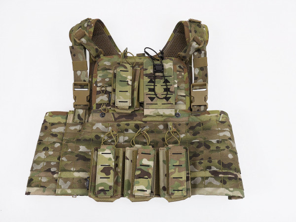 Warrior Assault System Plate Carrier Molle Vest Plate Carrier Multicam with Molle Pockets