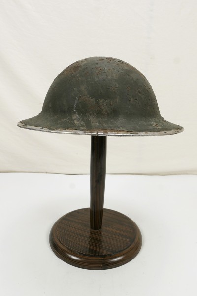 Original WW2 plate helmet English Brodie steel helmet British Army #21