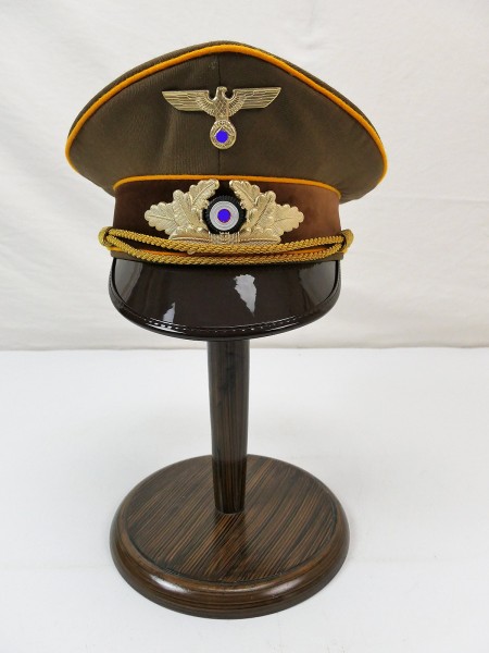 Party peaked cap of the Reichsleitung gabardine Gr.57 for political leaders