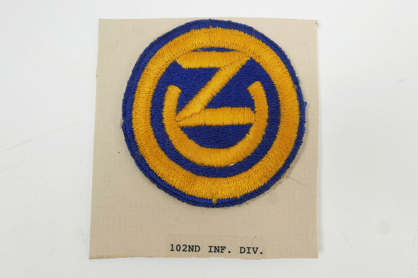Original US ARMY WW2 Infantry Division Badge Patch - 102nd Infantry