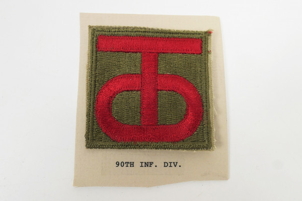 Original US ARMY WW2 Infantry Division Badge Patch - 90th Infantry