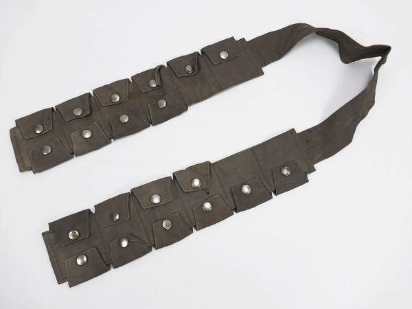 Wehrmacht Luftwaffe paratrooper K98 bandolier gray early model Prym 6 buttons