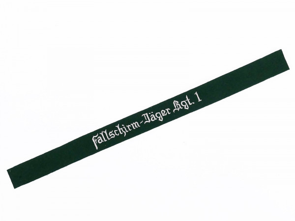 Wehrmacht sleeve band Fallschirm-Jäger-Rgt. 1 sleeve strip Fallschirmjäger Regiment