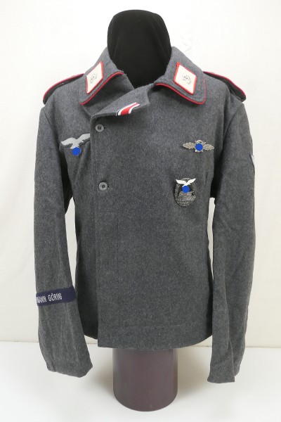 Luftwaffe tank jacket Panzer Division Hermann Göring tank uniform from museum