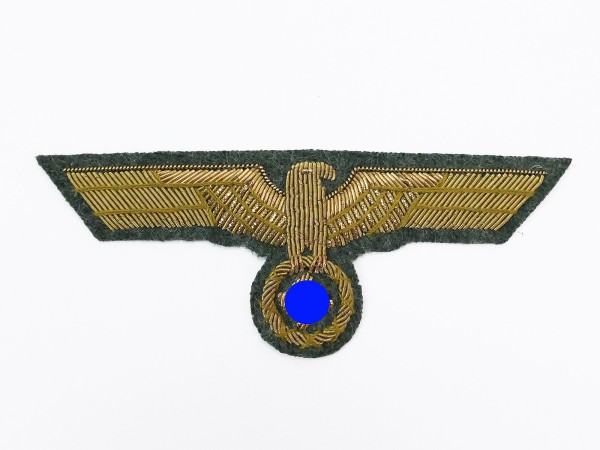 Wehrmacht General breast eagle M40 gold thread embroidered MATT ANTIK golden thread
