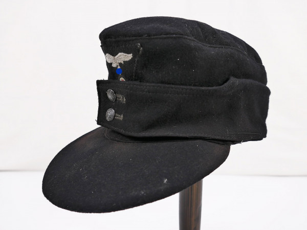 Luftwaffe M43 field cap black parachute tank division Hermann Göring Gr.59/60