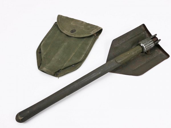 US ARMY Folding Spade with WW2 Pocket 1943 Entrenching Tool